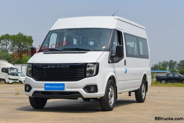 JMC Fushun 2026 Commercial Transport 2T Diesel 146hp 6/7-Seat Mid-Wheelbase Mid-High Roof Manual Dual Rear Doors Light Bus Exterior (3) | 86