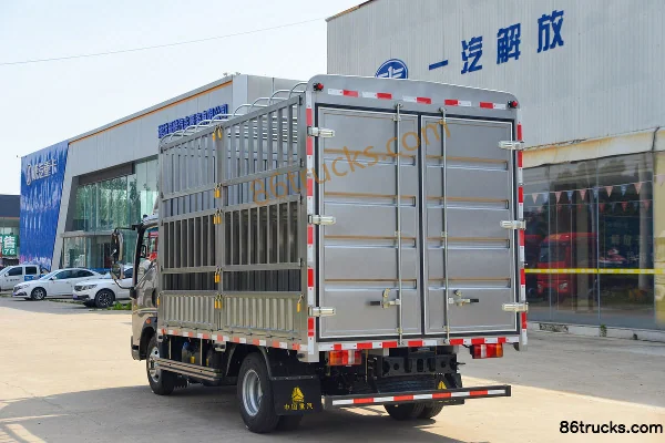 Sinotruk HOWO Hanjiang M 145 hp 4X2(6 wheels) 3.85 m semi-row stake truck Body (3) | 86Trucks