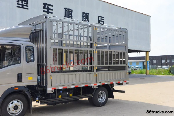Sinotruk HOWO Hanjiang M 145 hp 4X2(6 wheels) 3.85 m semi-row stake truck Body (1) | 86Trucks
