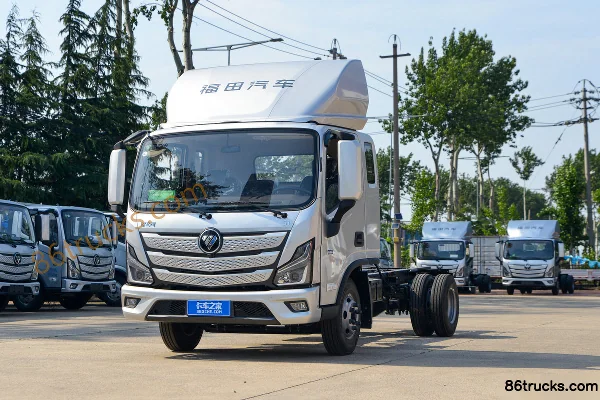 Foton Aumark S1 Series Zhiying Edition 131 hp 4X2(6 wheels) 3.83m Semi-Crew Cab Cargo Truck with Grille Exterior (3) | 86Trucks
