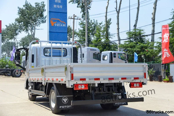 Foton S1 Changying Edition 2.5L Diesel 165 hp 4X2(6 wheels) 6-Speed 4.17m Single Row Flatbed Light Truck Body (3) | 86Trucks