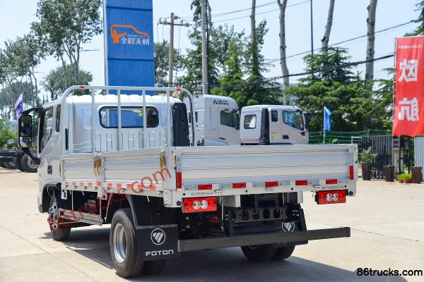 Foton S1 Changying Edition 2.5L Diesel 189 hp 4X2(6 wheels) WLY 6-speed Air Brake 3.83m Semi-row Panel Light Truck Body (3) | 86Trucks