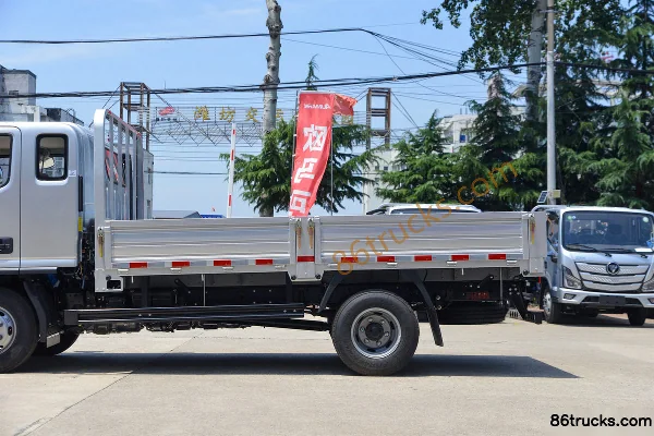 Foton S1 Changying Edition 2.5L Diesel 189 hp 4X2(6 wheels) WLY 6-speed Air Brake 3.83m Semi-row Panel Light Truck Body (2) | 86Trucks