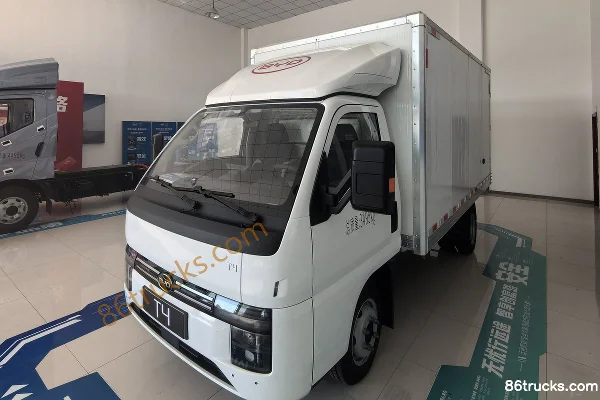 BYD T4 Tech Edition 3.7m Single Row Pure Electric Box Light Truck BYD 62.36kWh 4X2(6 wheels) Exterior (3) | 86Trucks