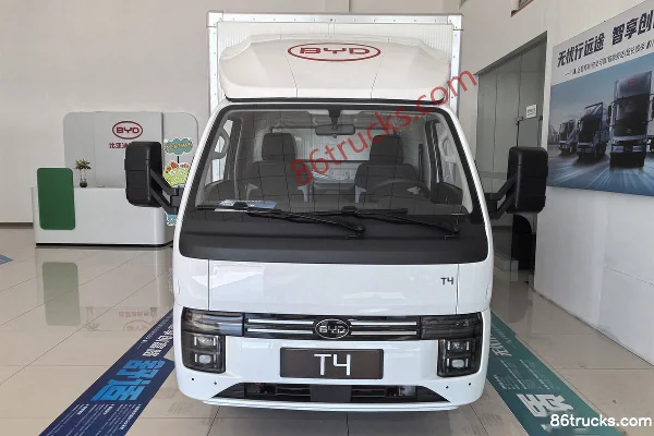 BYD T4 Tech Edition 3.7m Single Row Pure Electric Box Light Truck BYD 62.36kWh 4X2(6 wheels) Exterior (2) | 86Trucks