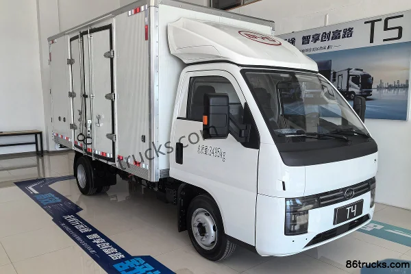 BYD T4 Tech Edition 3.7m Single Row Pure Electric Box Light Truck BYD 62.36kWh 4X2(6 wheels) Exterior
