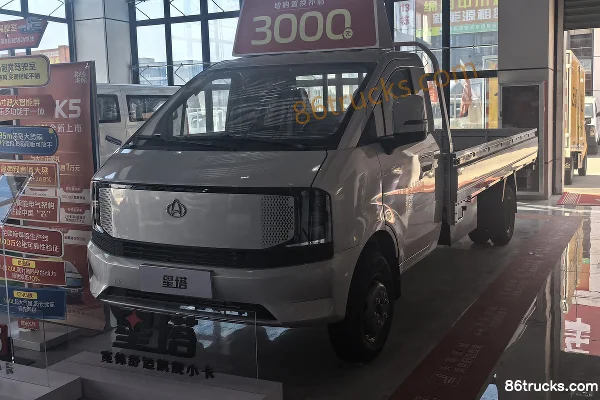 Changan Kuayue Xingta S5 Deluxe Edition 1.6L CNG 105 hp 4X2(6 wheels) WLY 5-Speed 3.8m Single Row Flatbed Mini Truck Exterior (3) | 86Trucks