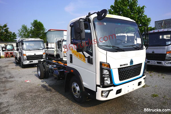 Sinotruk Hanjiang 4.15m Single Row Electric Flatbed Light Truck CATL 100.07kWh 4X2(6 wheels) Exterior