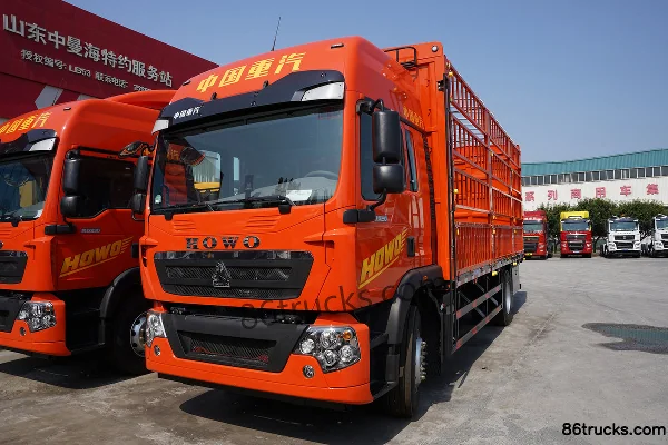 Sinotruk HOWO TX High Efficiency 6.9L Diesel 290 hp 4X2(6 wheels) Sinotruk 8-Speed 6.92m Stake Cargo Truck Exterior (3) | 86Trucks