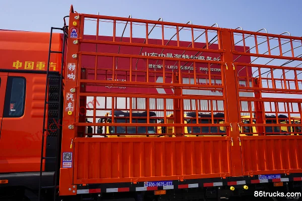 Sinotruk HOWO TX High Efficiency 6.9L Diesel 290 hp 4X2(6 wheels) Sinotruk 8-Speed 6.92m Stake Cargo Truck Body (2) | 86Trucks
