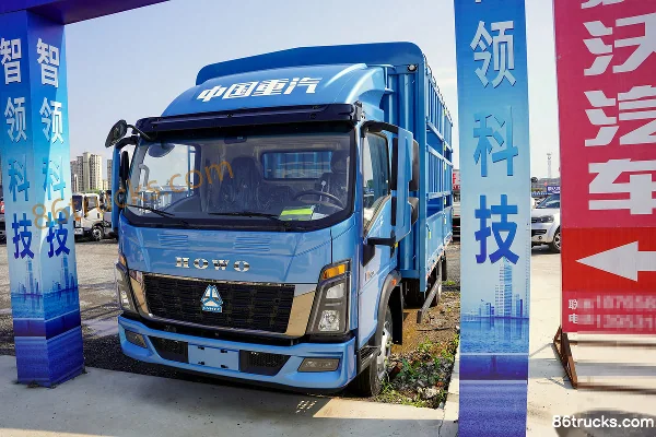 Sinotruk HOWO Tongshuai 4.6m single-row electric stake cargo truck CATL 140.41kWh 4X2(6 wheels) Exterior (3) | 86Trucks