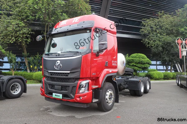 Dongfeng H5 12.9L LNG 500ch 6X4(10 roues) Fast Gear 12-speed tractor truck Extérieur (3) | 86Trucks