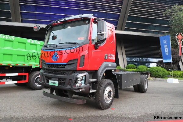 Dongfeng H5 4X2(6 wheels) 5.4m Crew Cab Pure Electric Dump Truck CATL 310.66kWh Exterior (3) | 86Trucks