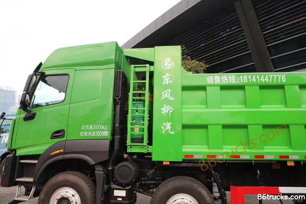 Dongfeng HK 12.9L Diesel 600 hp 8X4(12 wheels) Fast Gear 13-speed 7.6m Dump Truck Body (1) | 86Trucks
