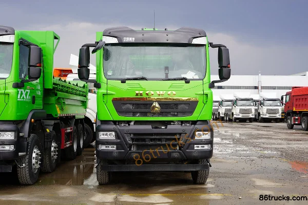 Sinotruk HOWO TX7 PRO Wozun Edition 12.4L Diesel 540 hp 8X4(12 wheels) Sinotruk 12-speed 8.5m Day Cab Dump Truck Exterior (2) | 86Trucks