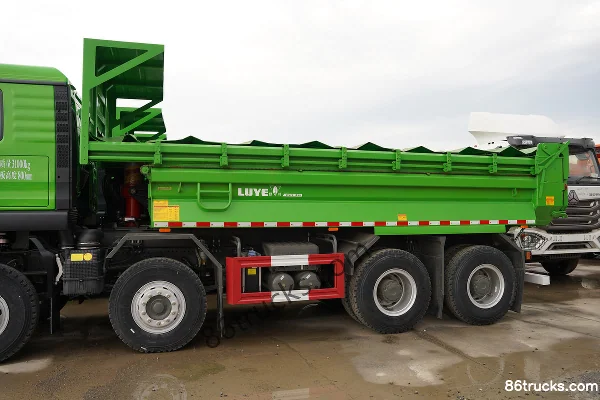 Sinotruk HOWO TX7 PRO Wozun Edition 12.4L Diesel 540 hp 8X4(12 wheels) Sinotruk 12-speed 8.5m Day Cab Dump Truck Body (1) | 86Trucks