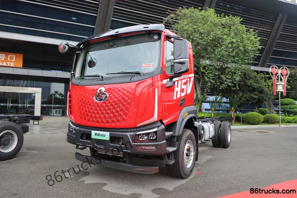 Dongfeng H5V 12.5L diesel 520 ch 4X2(6 roues) Fast Gear 12 vitesses camion benne Extérieur (3) | 86Trucks