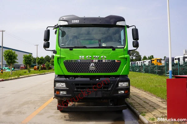 Sinotruk HOWO TX EV 8X4(12 wheels) 5.6m Semi-Sleeper Electric Dump Truck Exterior (2) | 86Trucks