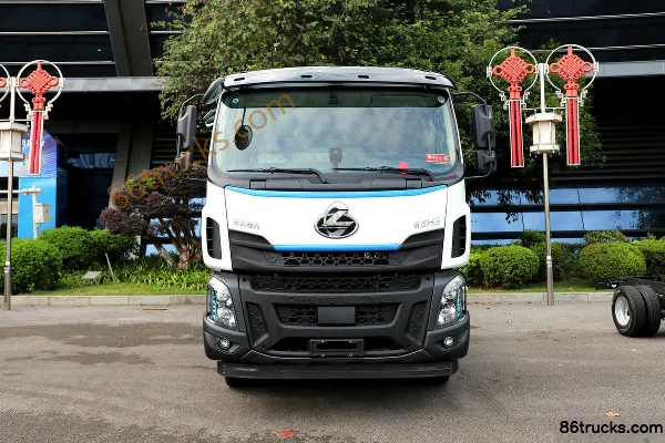 Dongfeng H5 6X4(10 wheels) Fast Gear 4-speed AMT Automatic Side Battery Pure Electric Tractor Truck (Sub-vehicle) CATL 400.61kWh Exterior (2