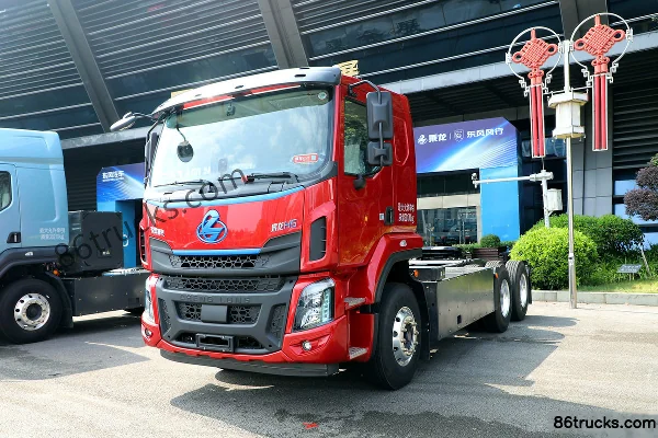 Dongfeng H5 6X4(10 wheels) Side Battery 440 Rear Axle Electric Tractor Truck CATL 400.61kWh Exterior (3) | 86Trucks