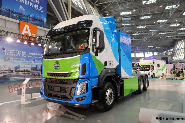 Dongfeng H5 6X4(10 roues) tracteur routier à pile à combustible 88 kWh Extérieur (3) | 86Trucks