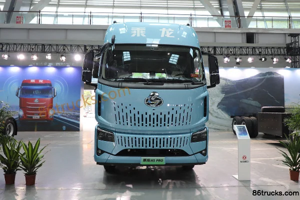 Dongfeng H5PRO 6.9L Diesel 350 hp 4X2(6 wheels) Fast Gear 10-speed Air Brake 6.8m Sleeper Cab Drop Side Cargo Truck Exterior (2) | 86Trucks