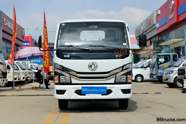 Dongfeng T7 Pro 1.6L Gasoline 120hp 4X2(6 wheels) 5-Speed 4.18m Single-Row Flatbed Mini Truck Exterior (2) | 86Trucks