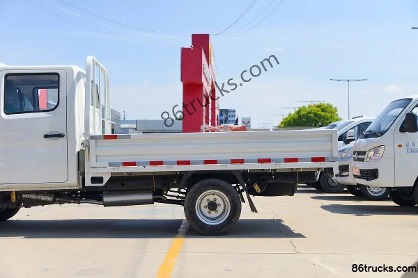 Changan Kuayue D3 confort 1,6L essence 122 ch 4X2(6 roues) Landai 5 vitesses 2,71 m cabine double plateau micro camion Carrosserie (1) | 86T