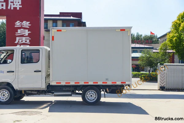 Changan Kuayue D1 Deluxe 1.6L Gasoline 122hp 4X2(6 wheels) 2.585m Double Row Van Mini Truck Body (2) | 86Trucks