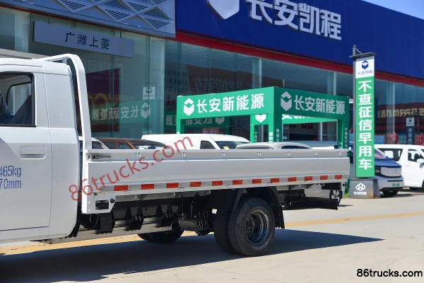 Changan Kuayue Xingta EV Flagship Edition Hydraulic Brake 3.795m Single Row Pure Electric Flatbed Mini Truck CATL 70.59kWh 4X2(6 wheels) Bod