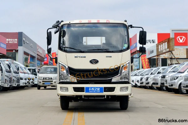Sinotruk Pioneer M3 2.5L Diesel 175hp 4X2(6 wheels) Fast Gear 8-Speed 3.85m Semi-Row Flatbed Light Truck Exterior (2) | 86Trucks