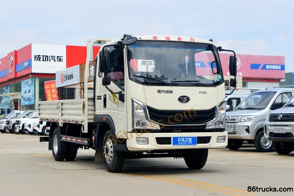 Sinotruk Pioneer M3 2.5L Diesel 175hp 4X2(6 wheels) Fast Gear 8-Speed 3.85m Semi-Row Flatbed Light Truck Exterior