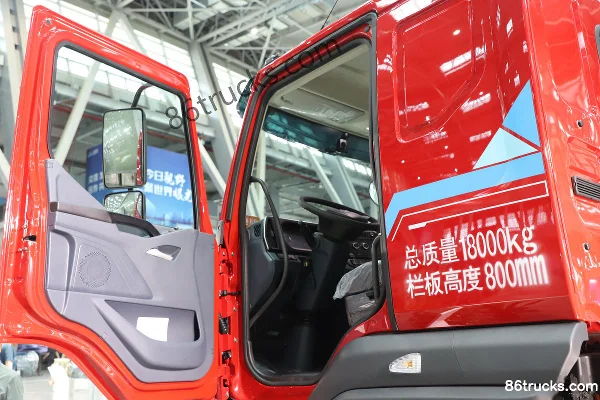 Dongfeng M3V 4X2(6 wheels) 16T Hub Reduction Axle 4.3m Cab-over Electric Dump Truck CATL 246.68kWh (1) | 86Trucks
