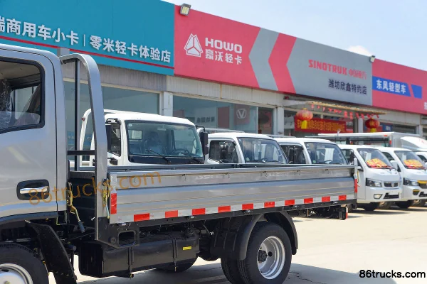 Dongfeng M5Q 1,6 L essence 120 ch 4X2(6 roues) Mengwo 5 vitesses 3,25 m plateau simple cabine micro camion Carrosserie (1) | 86Trucks