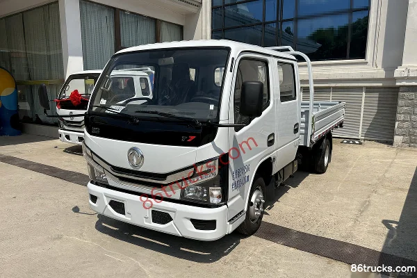 Dongfeng T7 Pro 1.6L essence 120 ch 4X2(6 roues) 5 vitesses 3,1 m double cabine plateau micro camion Extérieur (3) | 86Trucks