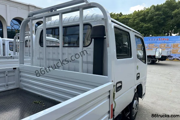 Dongfeng T7 Pro 1.6L essence 120 ch 4X2(6 roues) 5 vitesses 3,1 m double cabine plateau micro camion Carrosserie (3) | 86Trucks