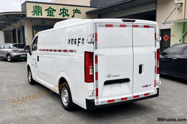 Changan Kuayue Xingguang finition luxe 3 places camion frigorifique 100% électrique CATL 50,23 kWh Extérieur (3) | 86Trucks