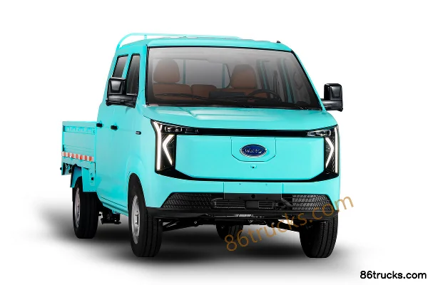 Chery Commercial Vehicle Kairui K3 Standard Hydraulic Brake 2.7m Double Row Pure Electric Panel Van Mini Truck Guoxuan H
