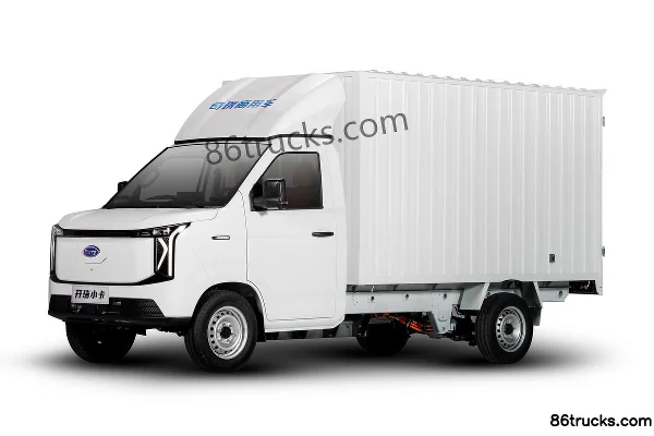 Chery Commercial Vehicle Kairui K5 Standard Hydraulic Brake 3.4m Single Row Pure Electric Van Mini Truck CALB 54.58kWh 4X2(6 wheels) Exterio