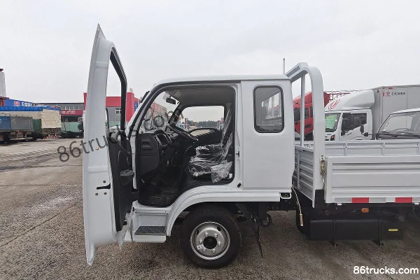 Dongfeng T7 Pro 1.6L Gasoline 120hp 4X2(6 wheels) 5-Speed 3.8m Single Row Flatbed Micro Truck Cab (1) | 86Trucks