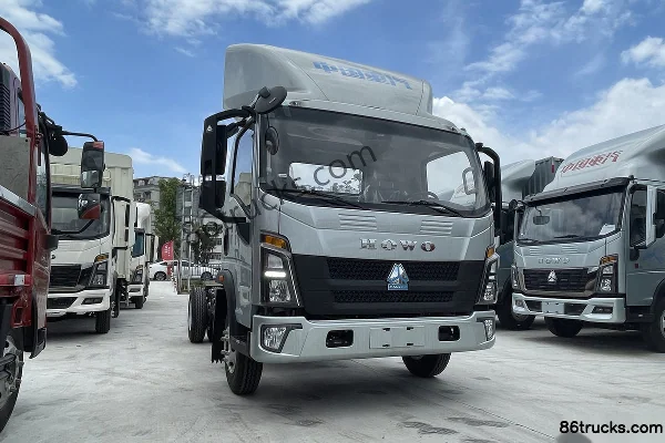 Sinotruk Hanjiang 4.15m Single Row Pure Electric Cargo Cage Truck CATL 140.41kWh 4X2(6 wheels) Exterior