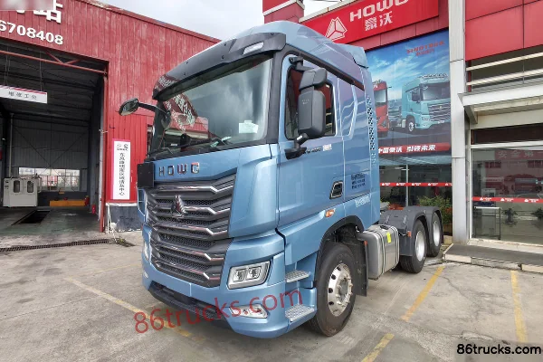 Sinotruk HOWO TS version Woying diesel 490 ch 6X4(10 roues) 12 vitesses tracteur routier pour matières dangereuses Extérieur (3) | 86Trucks