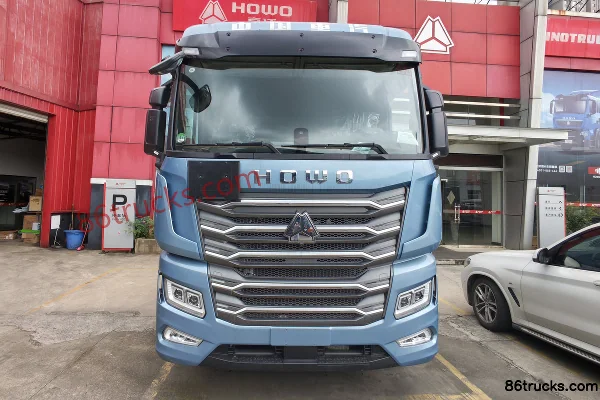 Sinotruk HOWO TS version Woying diesel 490 ch 6X4(10 roues) 12 vitesses tracteur routier pour matières dangereuses Extérieur (2) | 86Trucks