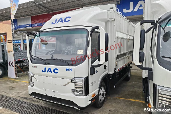 JAC ES6 Single Row Pure Electric Cargo Cage Light Truck CATL 140kWh 4X2(6 wheels) Exterior (3) | 86Trucks