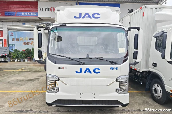 JAC ES6 Single Row Pure Electric Cargo Cage Light Truck CATL 140kWh 4X2(6 wheels) Exterior (2) | 86Trucks