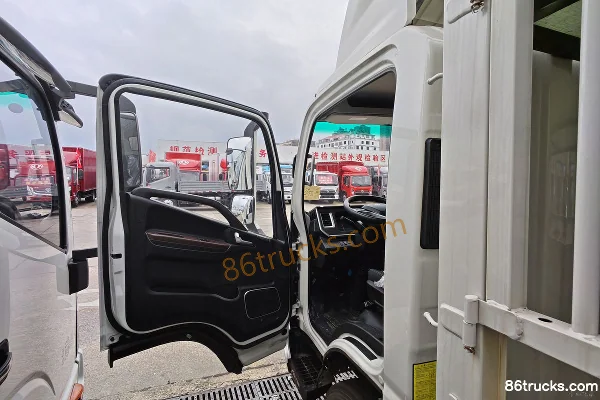 JAC ES6 Single Row Pure Electric Cargo Cage Light Truck CATL 140kWh 4X2(6 wheels) Cab (1) | 86Trucks