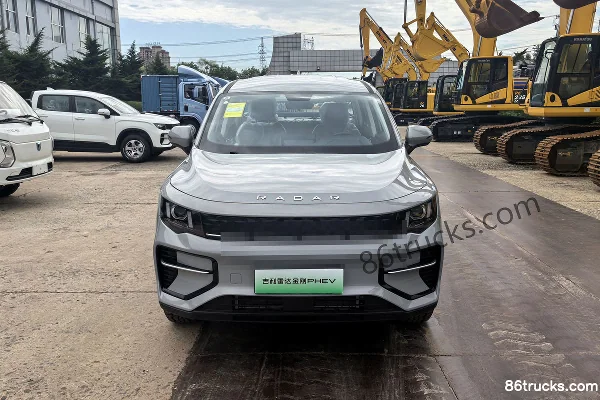 Geely Jingang modèle 2026 version premium double cabine pick-up hybride rechargeable longue caisse 19,09 kWh Extérieur (2) | 86Trucks